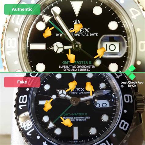 spot a fake rolex gmt ii gold stainless|how to identify a rolex watch.